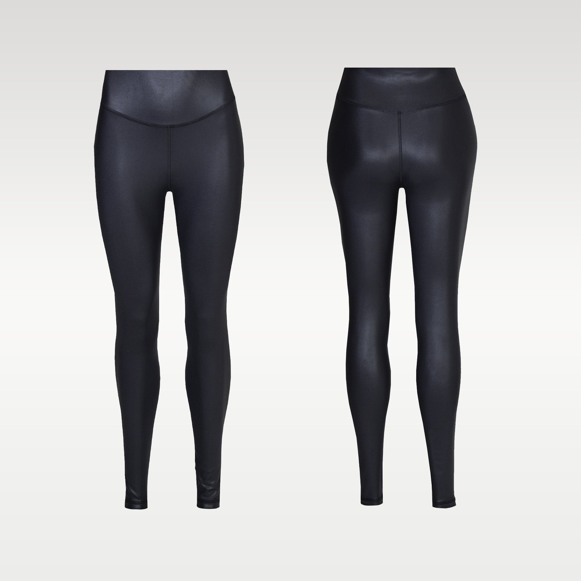 Alisa - Deri Görünümlü Siyah - Seja Store