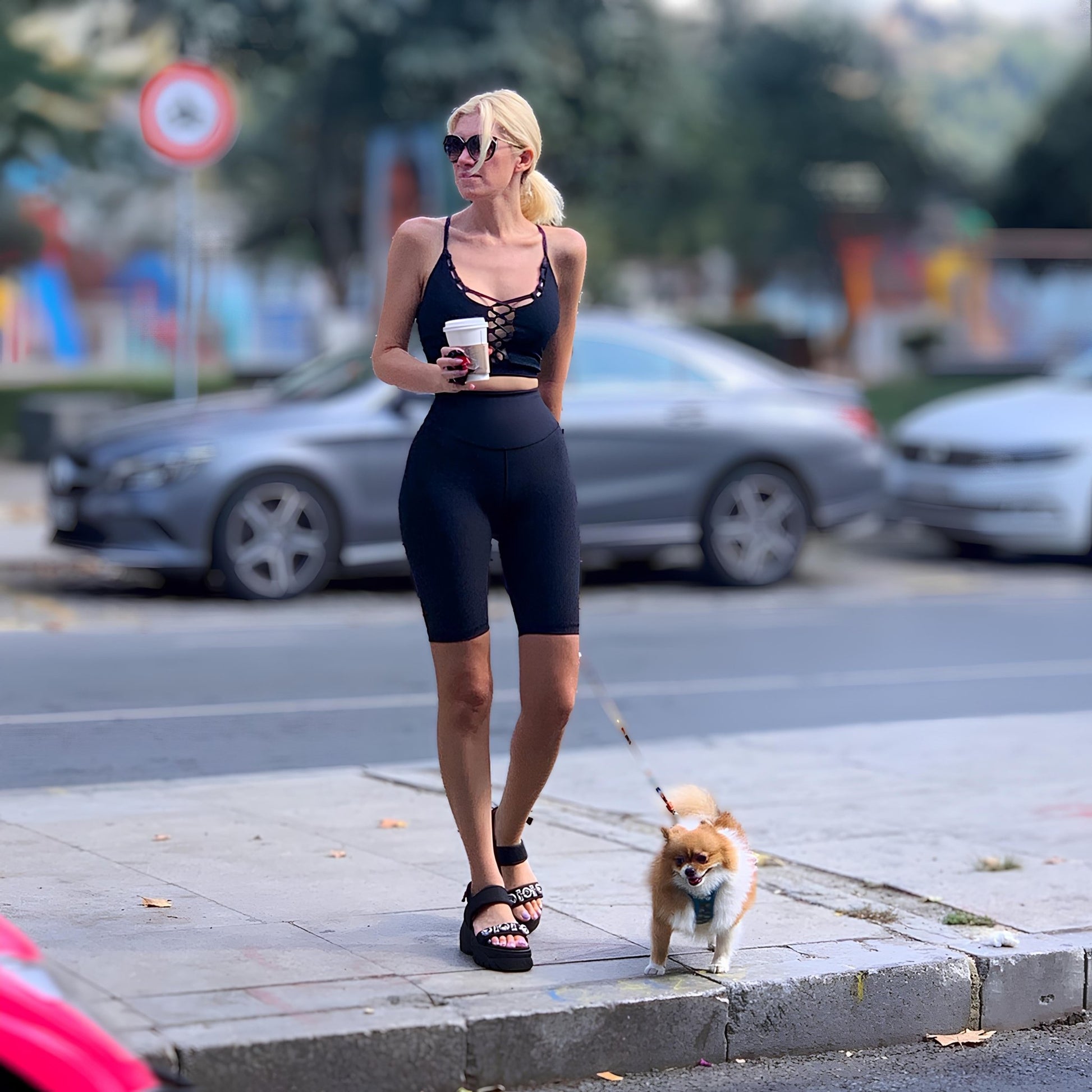 Bikers - Yüksek Bel Siyah - Seja Store