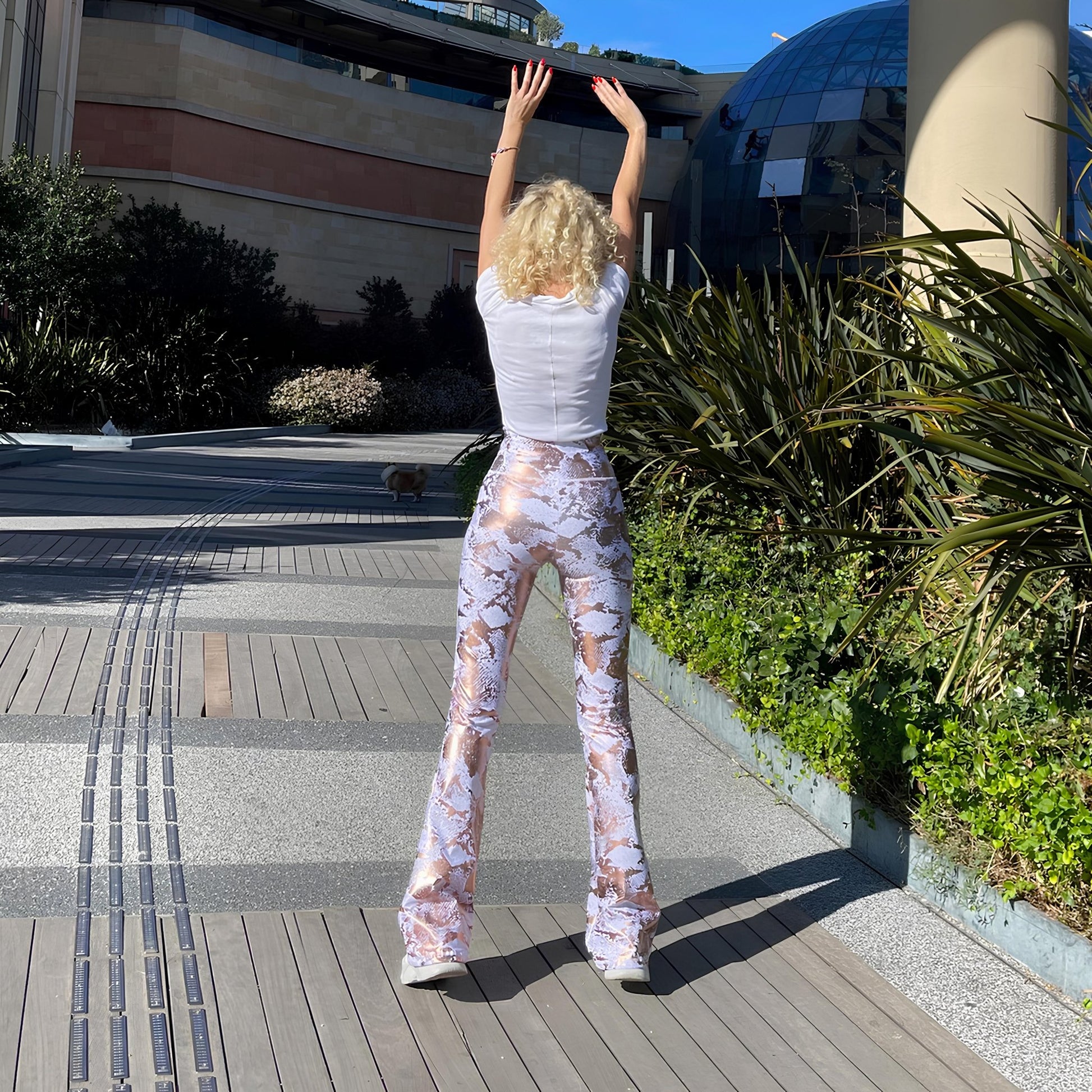 Clara - Altın Varaklı İspanyol Paça - Seja Store