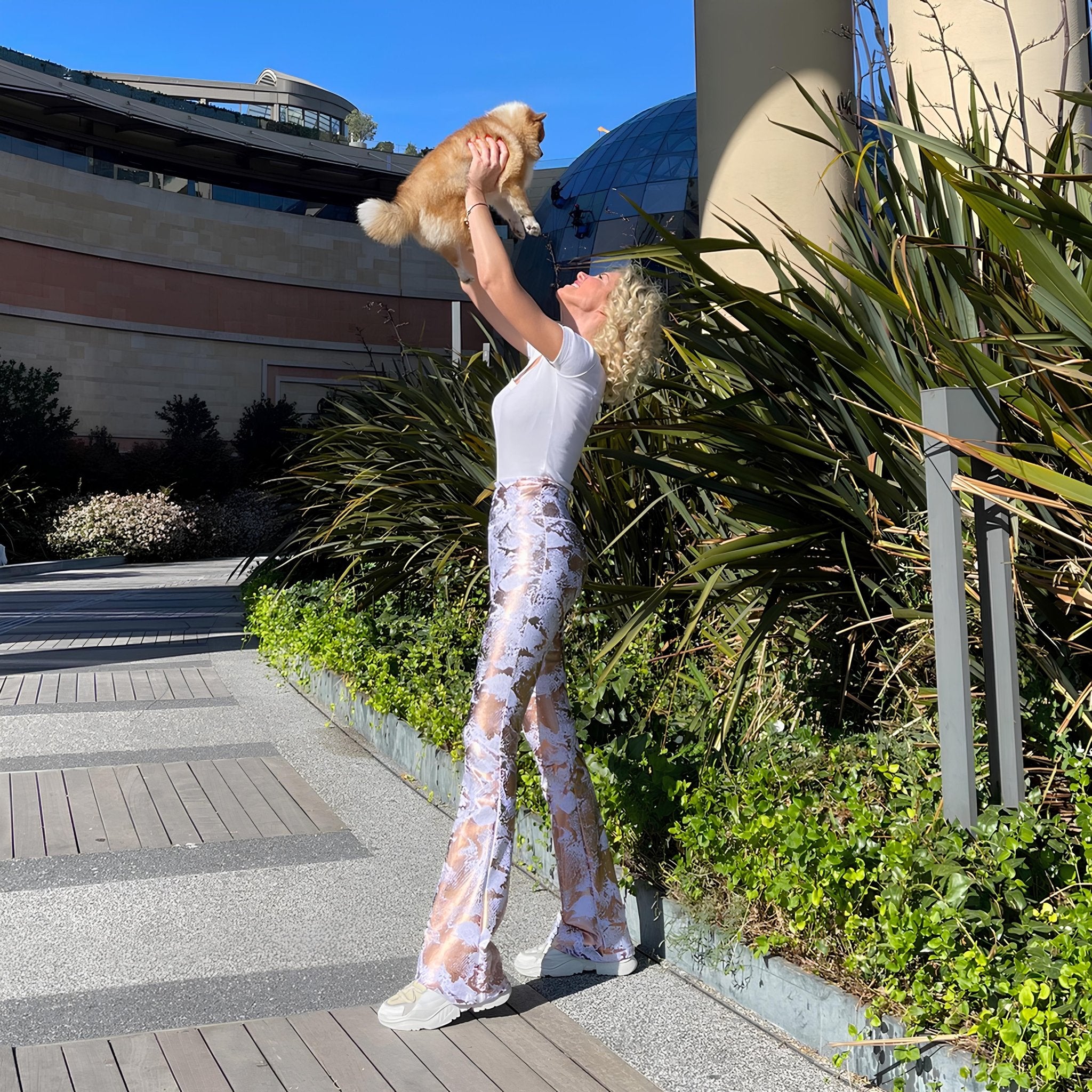 Clara - Altın Varaklı İspanyol Paça - Seja Store