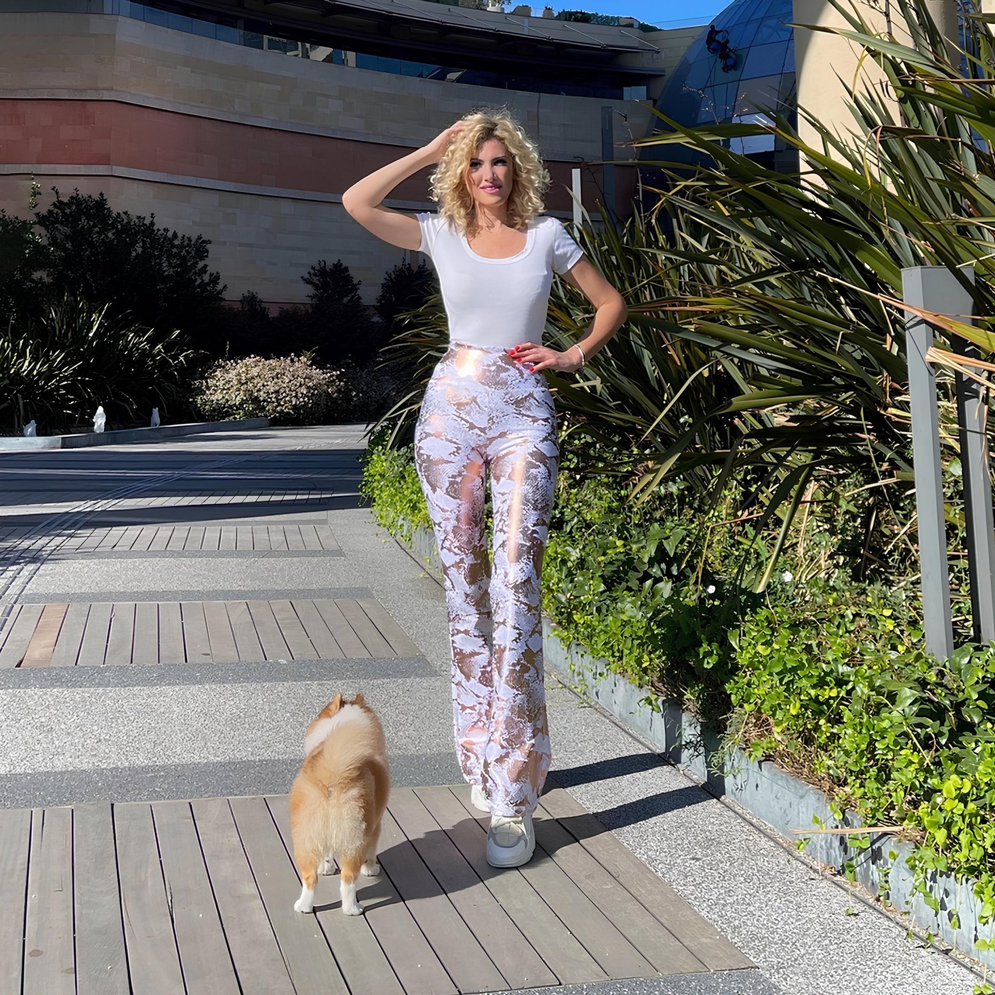 Clara - Altın Varaklı İspanyol Paça - Seja Store