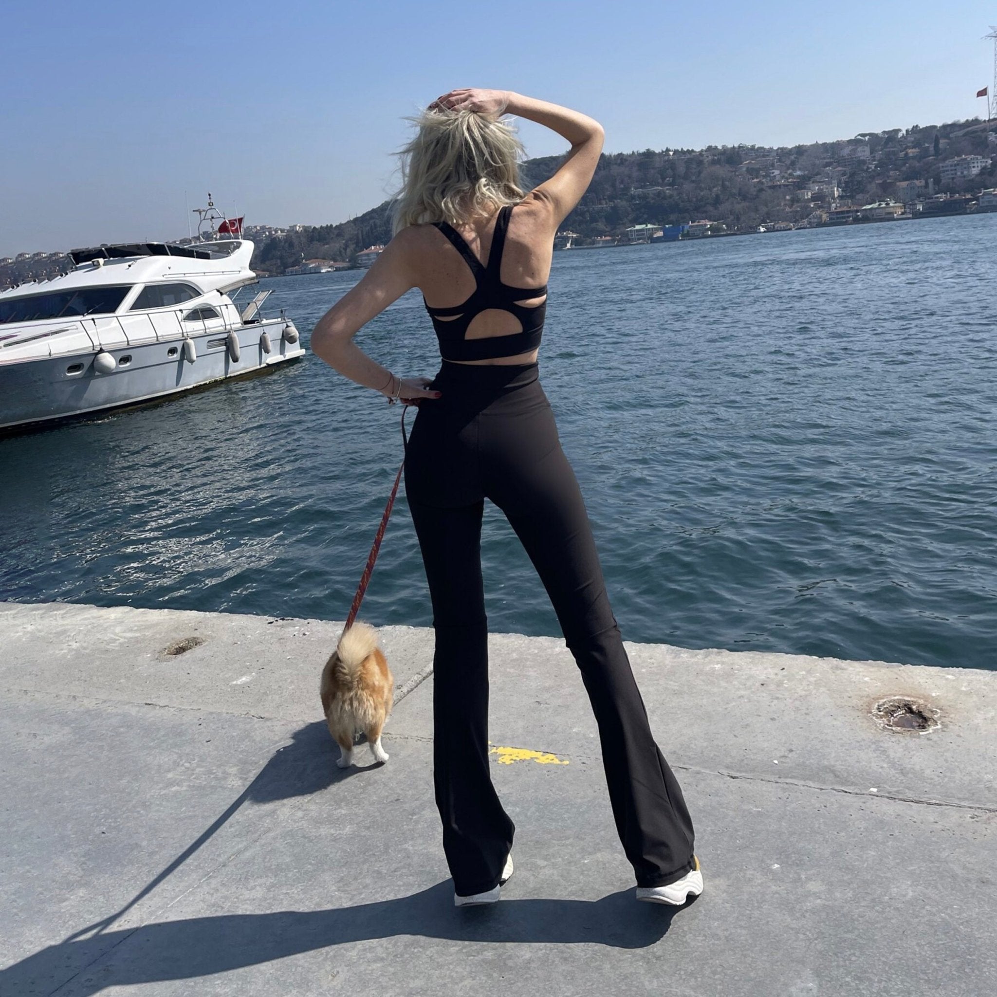 Clara - İspanyol Paça Siyah - Seja Store