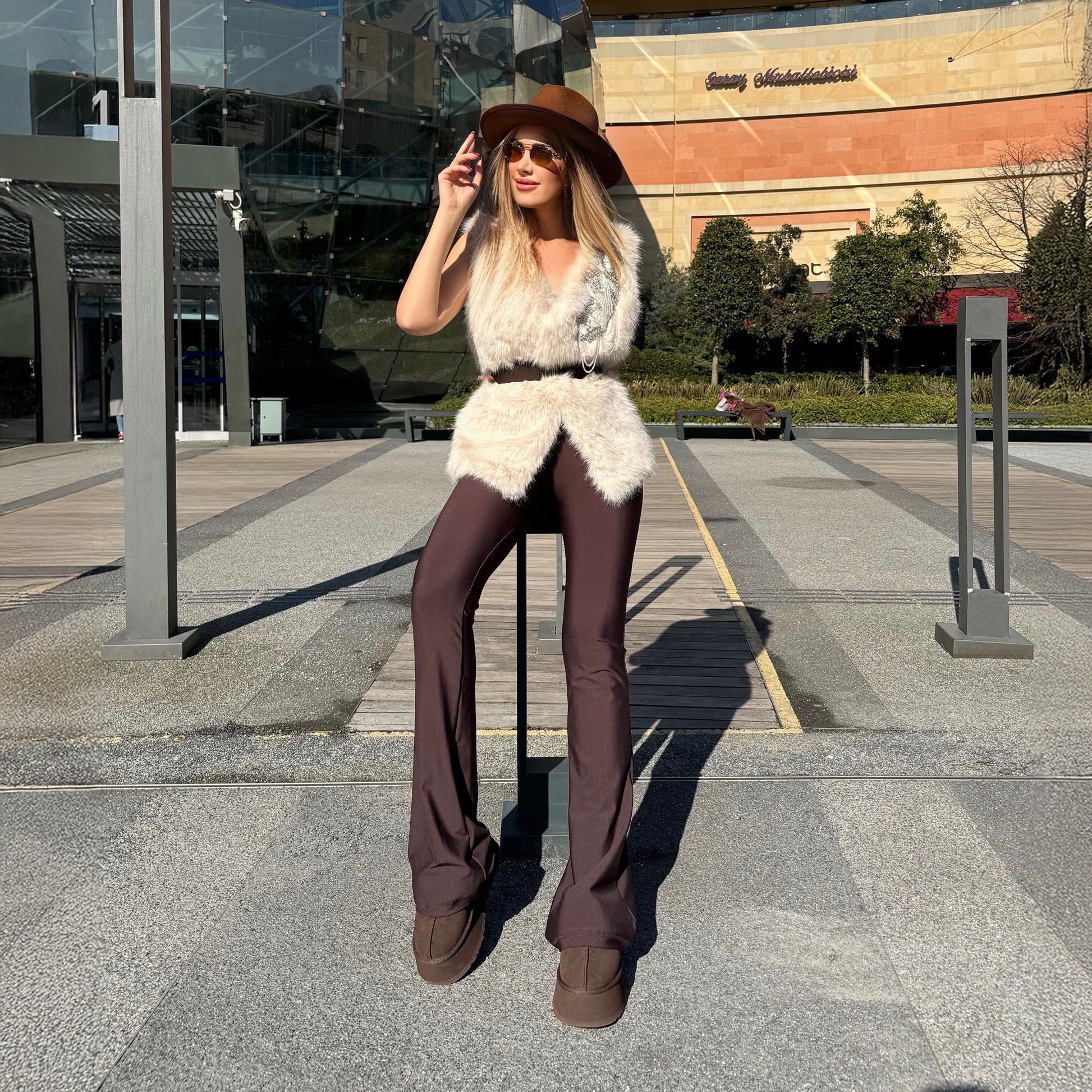 Clara - Kahve İspanyol Paça - Seja Store