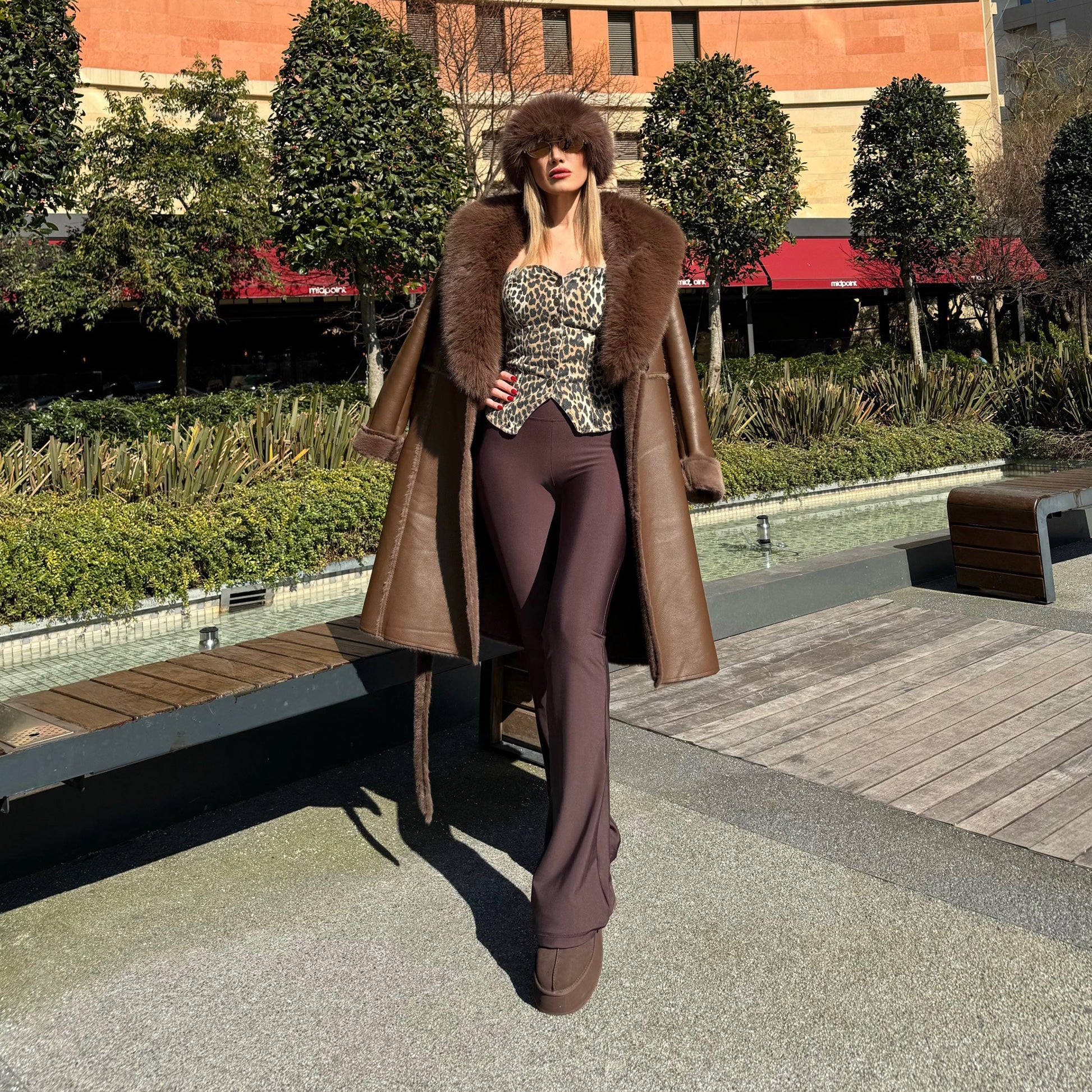 Clara - Kahve İspanyol Paça - Seja Store