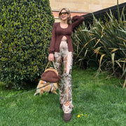 Clara - Kumbeji Varaklı İspanyol Paça - Seja Store