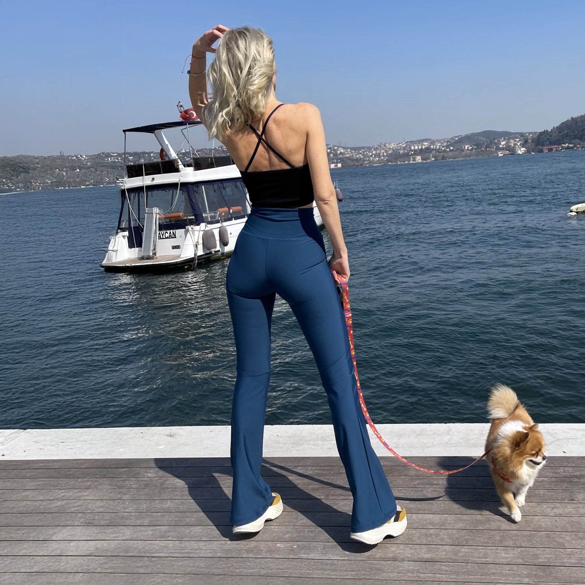 Clara - Petrol İspanyol Paça - Seja Store