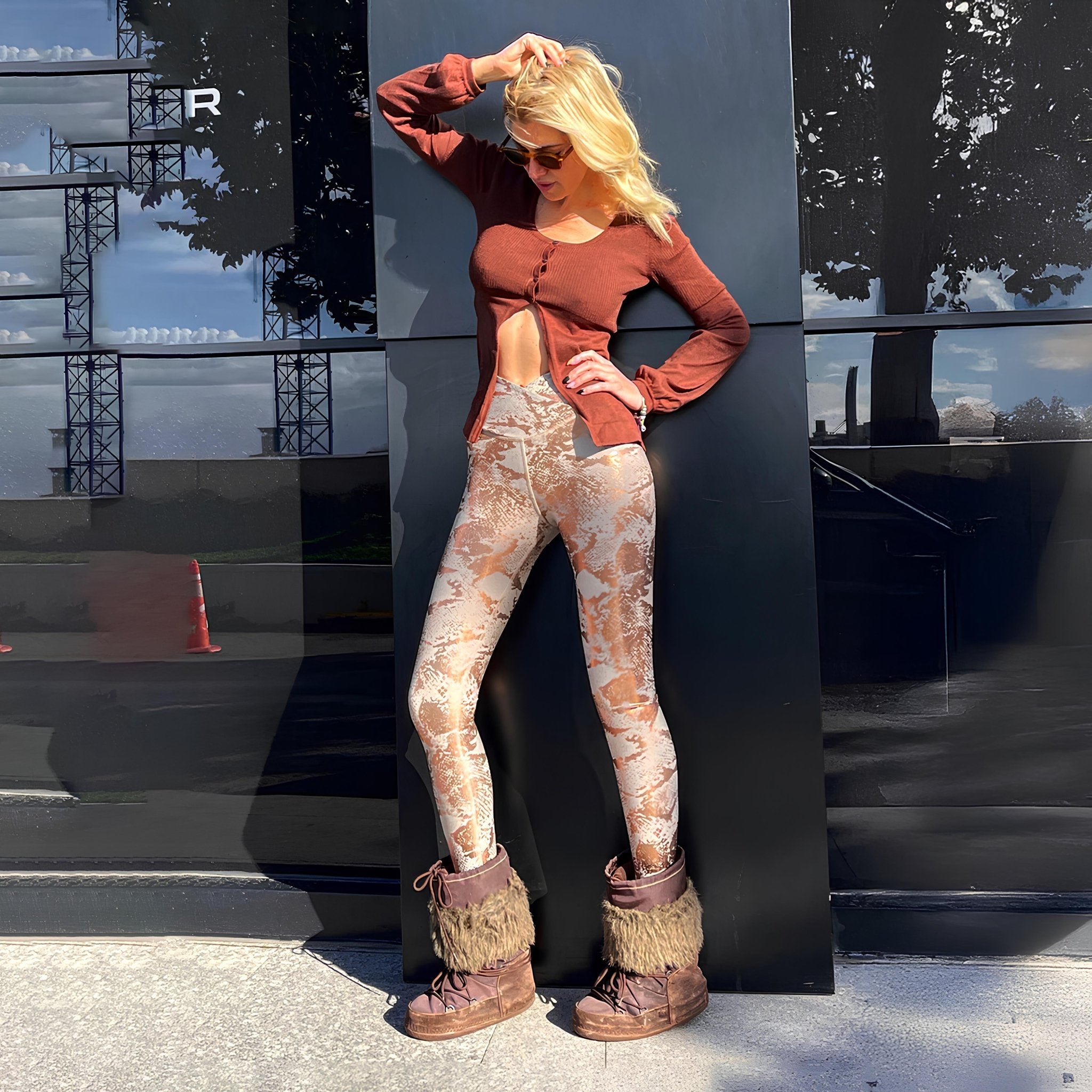 Melina - Kum Beji Altın Varaklı - Seja Store