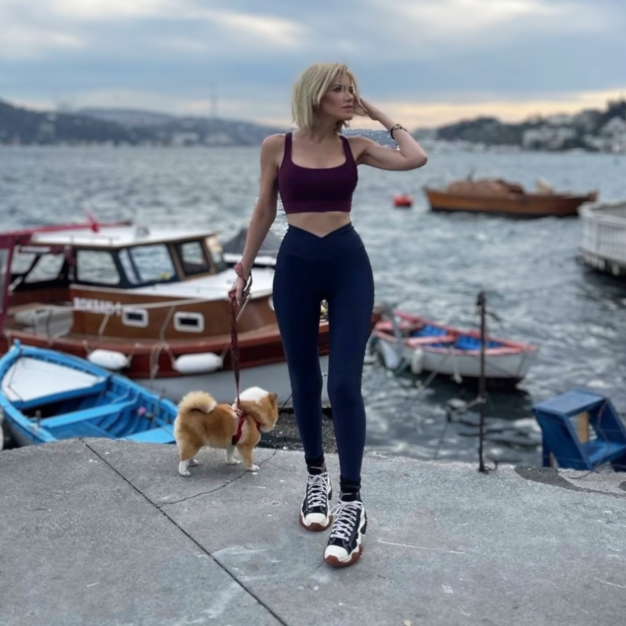 Melina - Lacivert - Seja Store