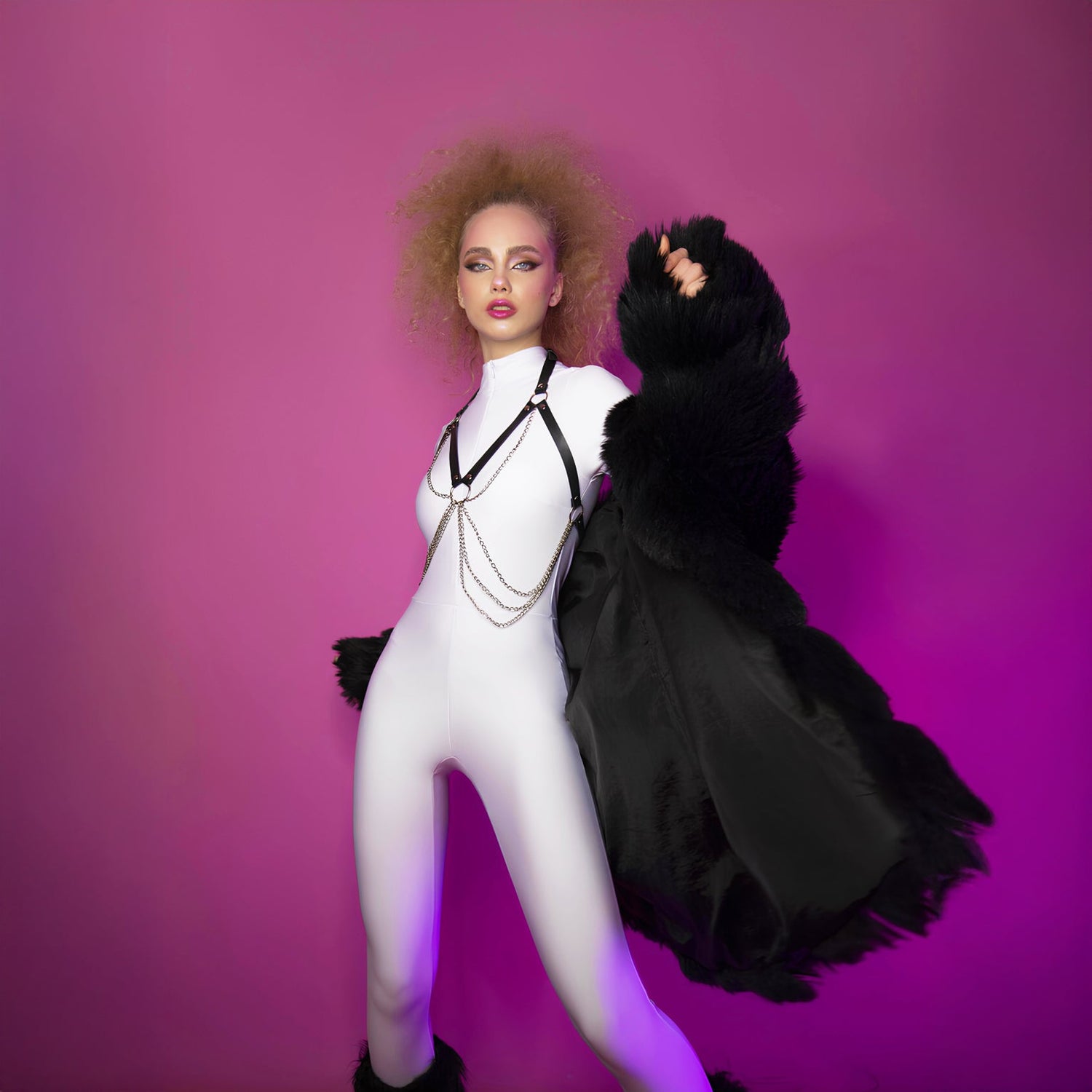 Uzun Kollu - Beyaz - Seja Store